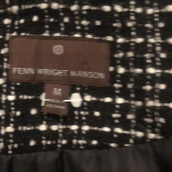 Women's Black and White Tweed Jacket - Picture 12 of 14